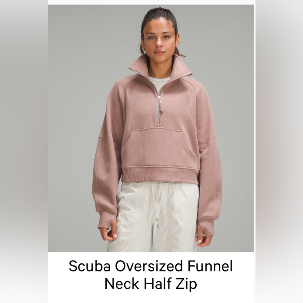 lululemon athletica Purple Oversized Crop Hoodie